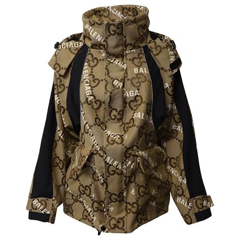 balenciaga and gucci collab jacket